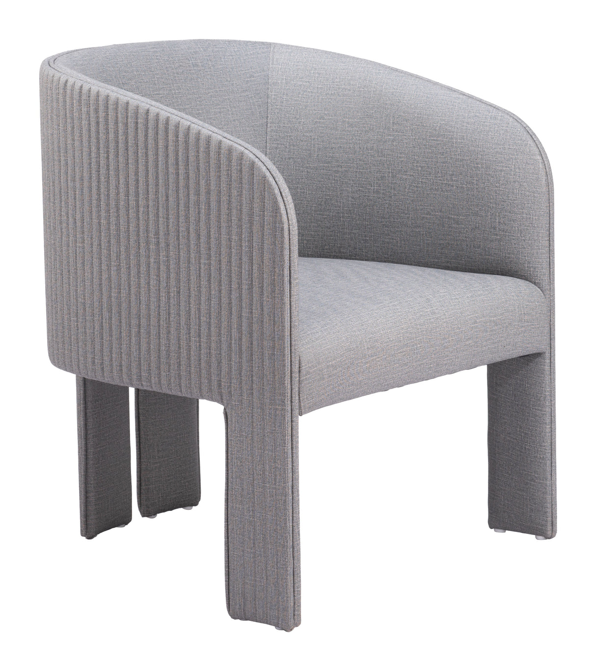 Hull Slate Gray Accent Chair by Zuomod at Eve Furniture
