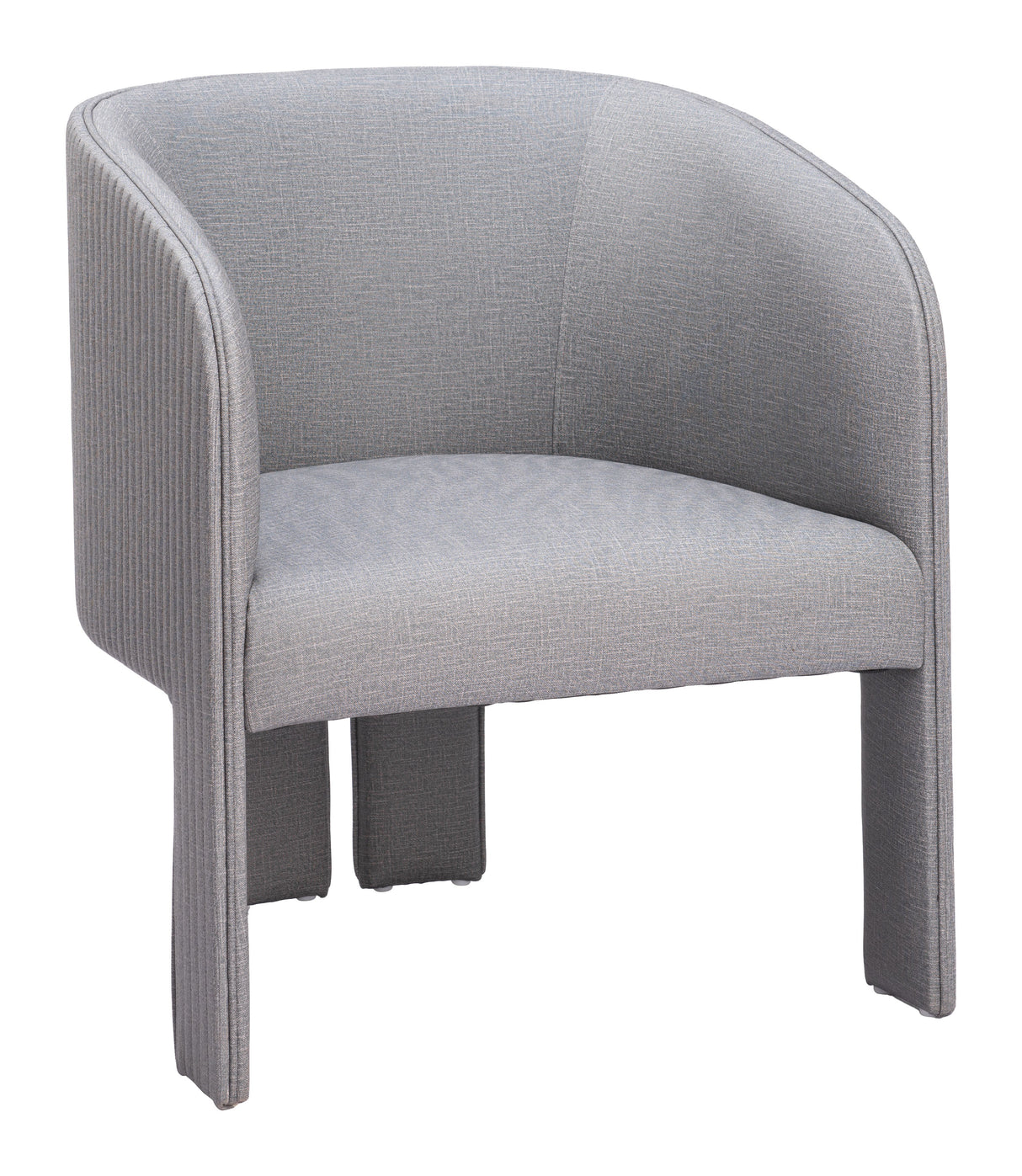 Hull Slate Gray Accent Chair by Zuomod at Eve Furniture