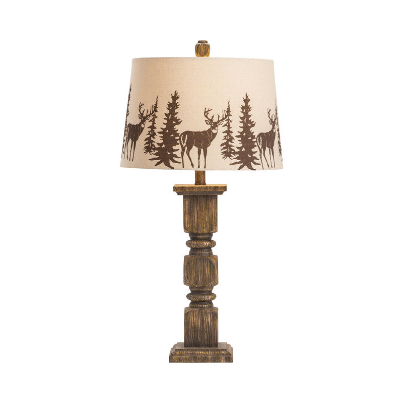 Hunt Brown Table Lamp (Set of 2) by Crestview at Eve Furniture