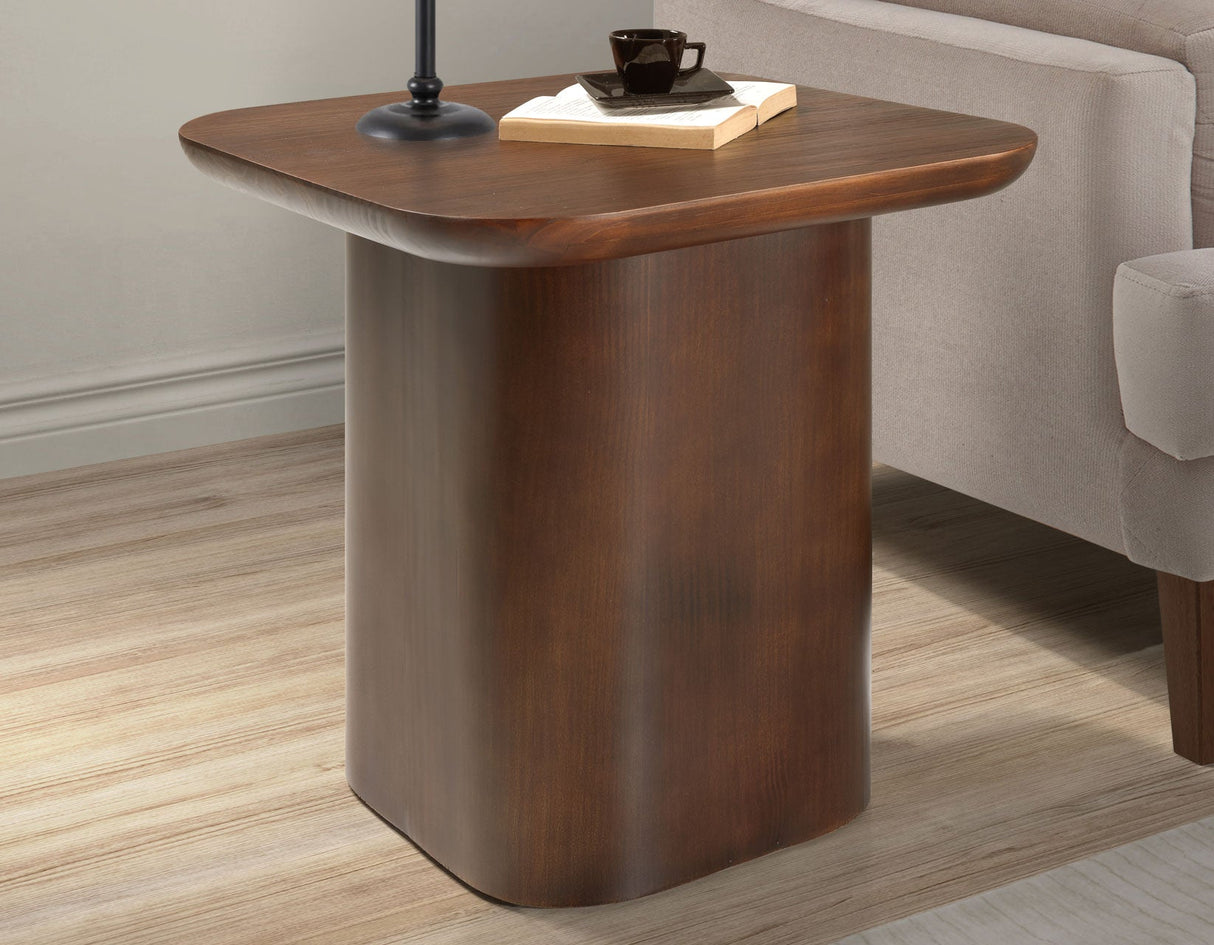 Hunter 22″ Solid Wood End Table by Steve Silver at Eve Furniture