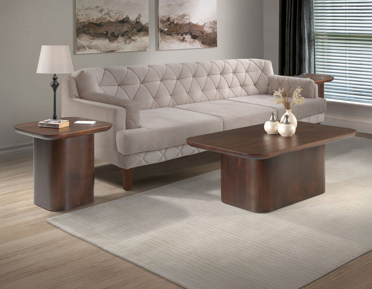 Hunter 48″ Solid Wood Coffee Table by Steve Silver at Eve Furniture