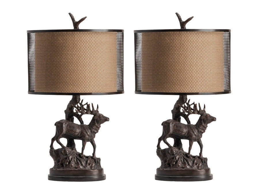 Hunters Walk Bronze Table Lamp (Set of 2) by Crestview at Eve Furniture