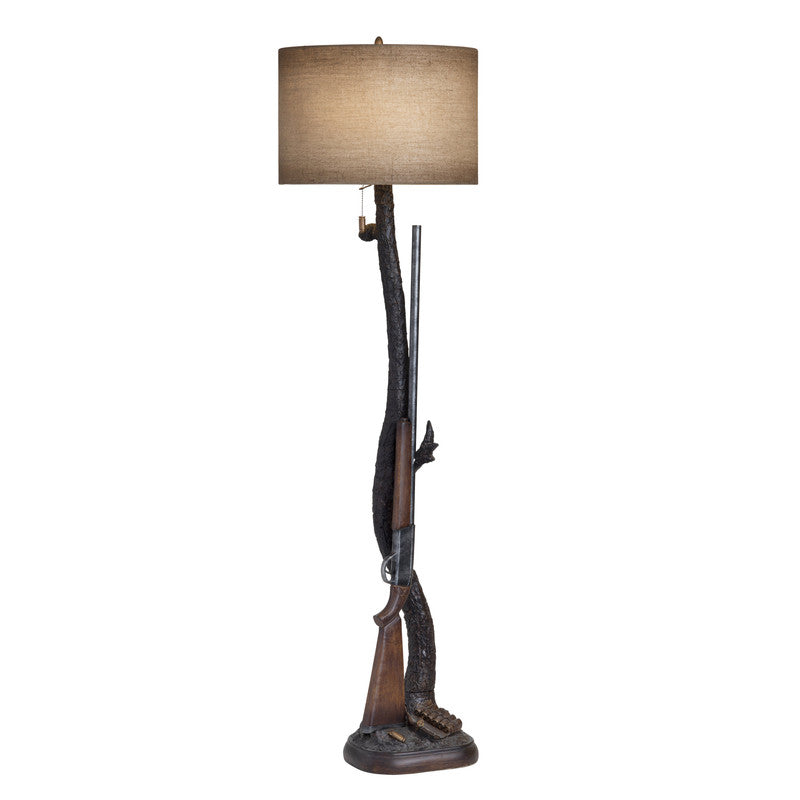 Huntington Brown Floor Lamp (Set of 2) by Crestview at Eve Furniture