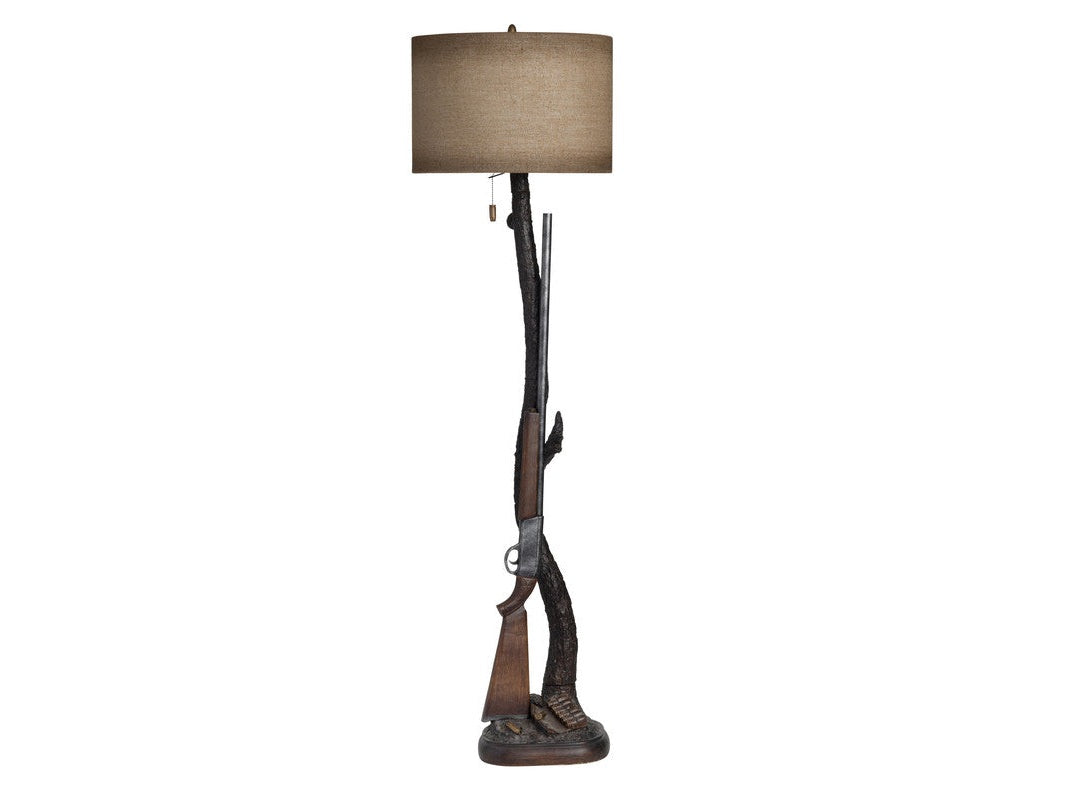 Huntington Brown Floor Lamp (Set of 2) by Crestview at Eve Furniture