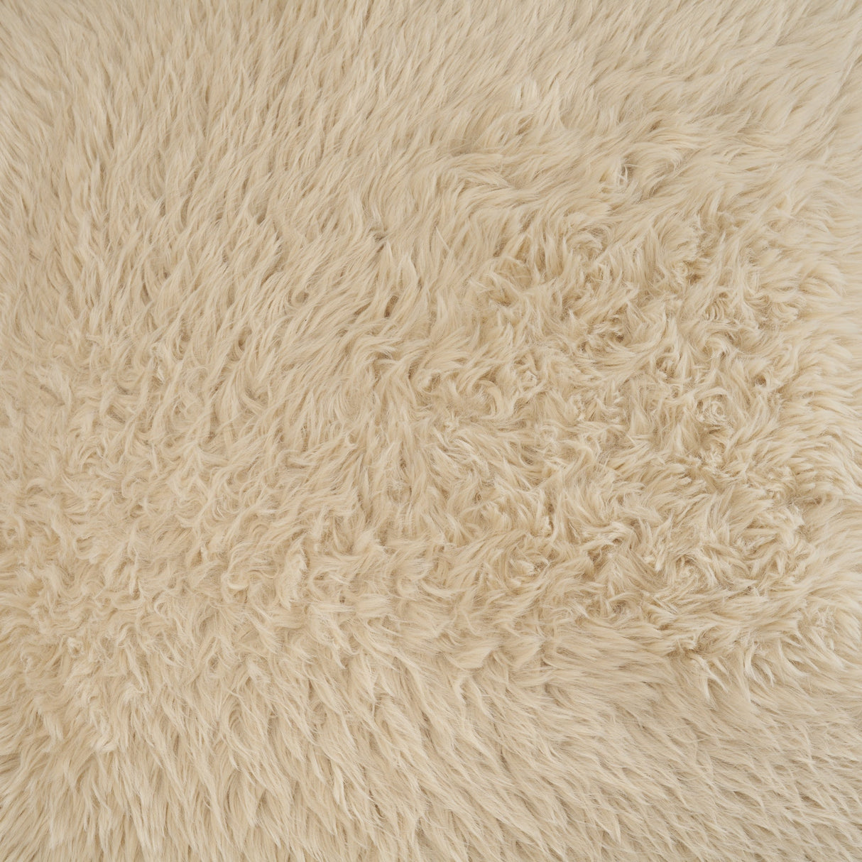 Huntley Cream Faux Fur Fabric Swivel Accent Chair by Mercana at Eve Furniture