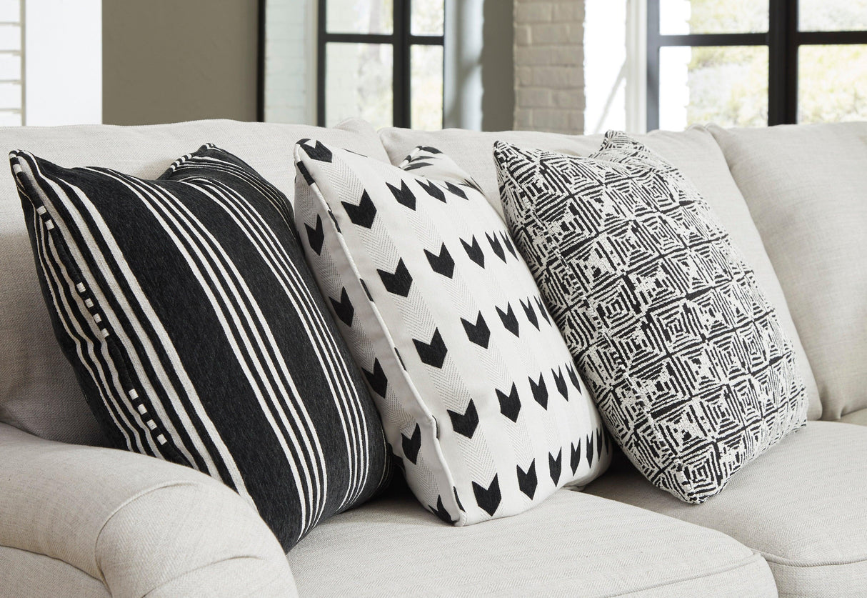 Huntsworth Dove Gray 5-Piece Right Arm Facing Chaise Sectional by Ashley at Eve Furniture