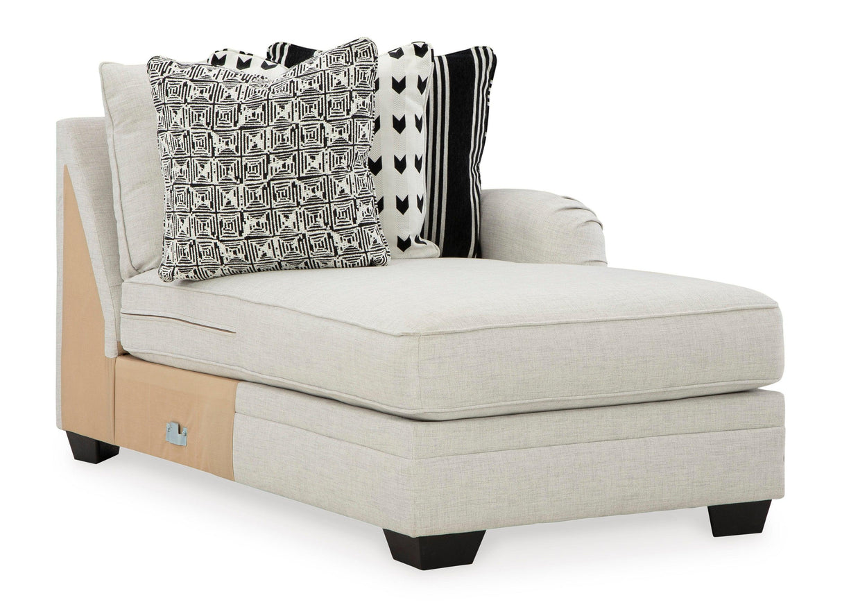 Huntsworth Dove Gray 5-Piece Right Arm Facing Chaise Sectional by Ashley at Eve Furniture