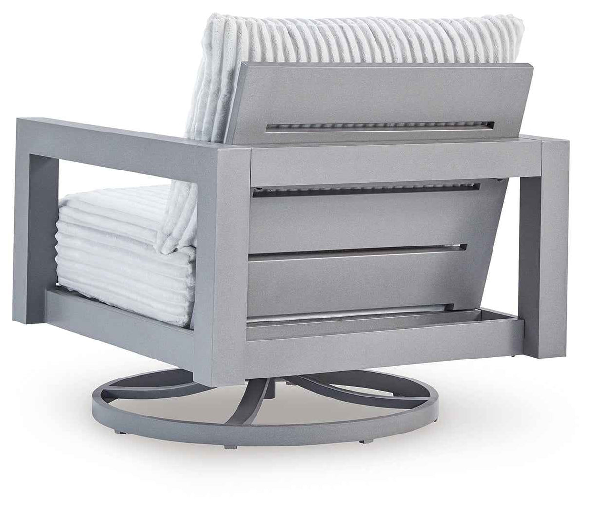 Hurley Park Gray Outdoor Sofa with 2 Lounge Chairs by Ashley at Eve Furniture