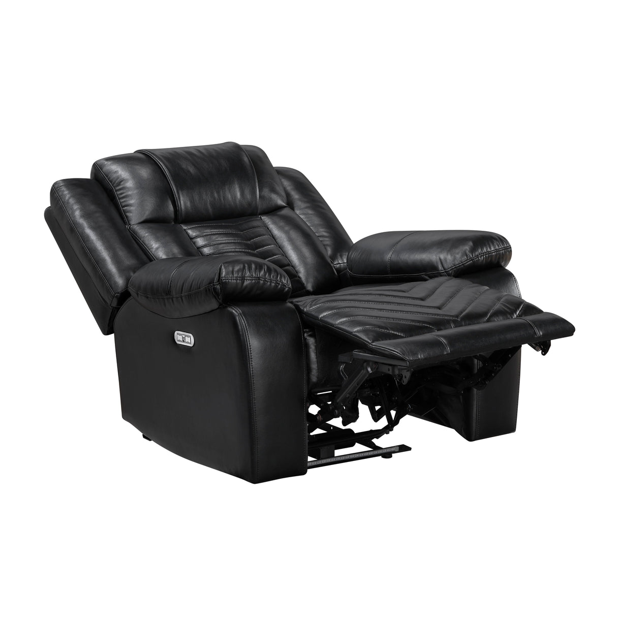 Huron Black Power Double Reclining Living Room Set by Homelegance at Eve Furniture