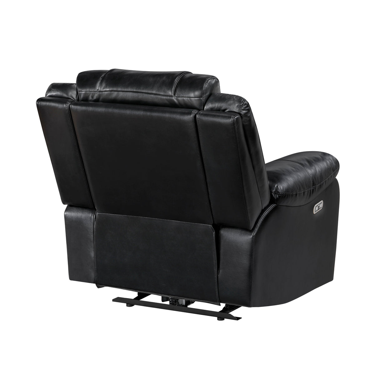 Huron Black Power Reclining Chair by Homelegance at Eve Furniture