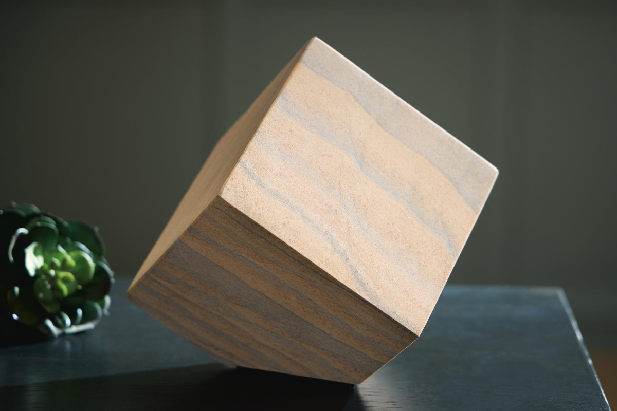 Hurport Red/Tan Sculpture by Ashley at Eve Furniture