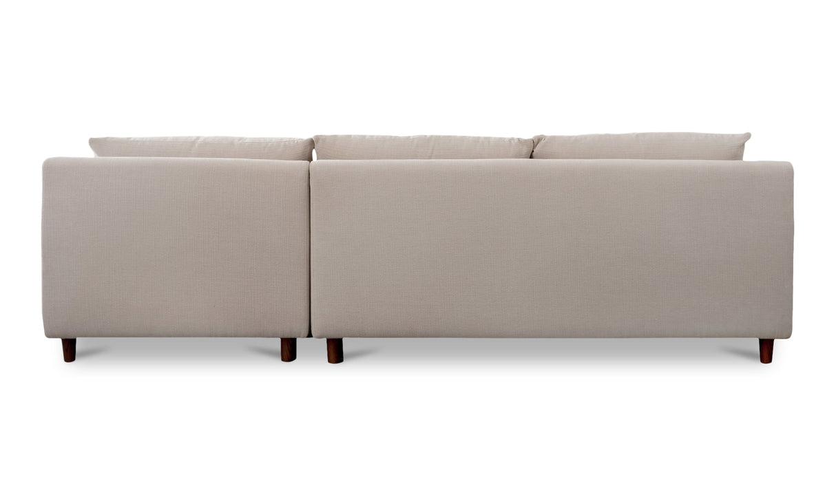 Hutton Sectional Beige by Moe's Home at Eve Furniture