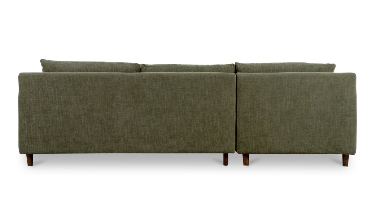 Hutton Sectional Olive by Moe's Home at Eve Furniture