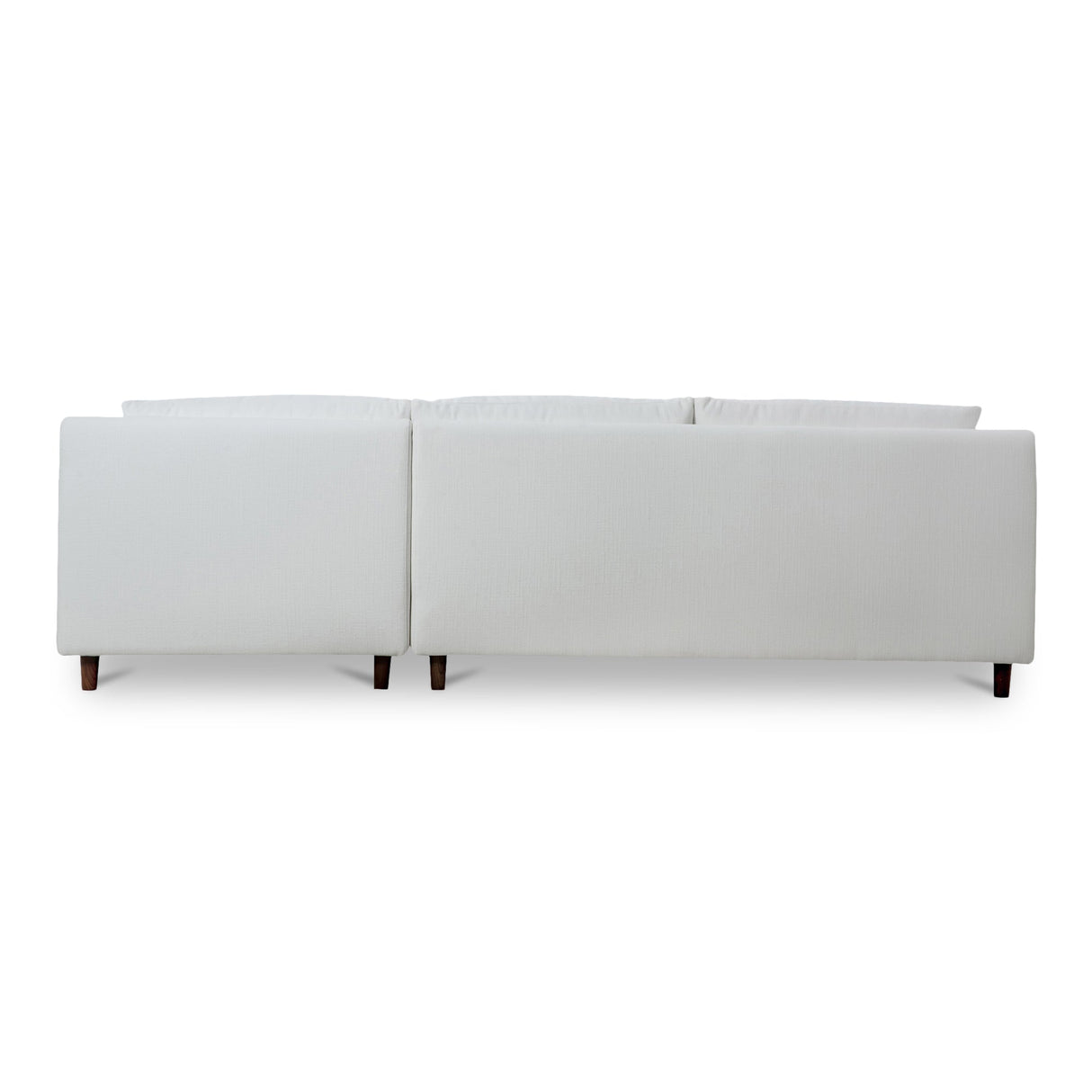 Hutton White Right Sectional by Moe's Home at Eve Furniture