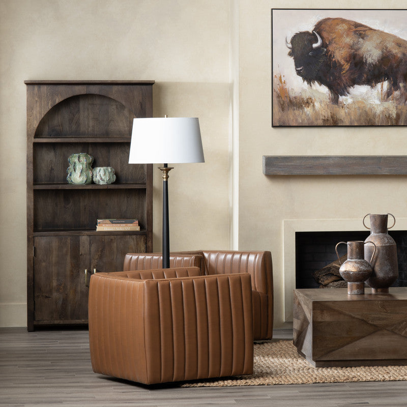 Huxley Brown Accent Chair by Crestview at Eve Furniture