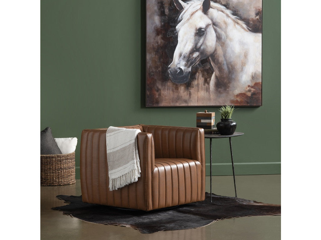 Huxley Brown Accent Chair by Crestview at Eve Furniture
