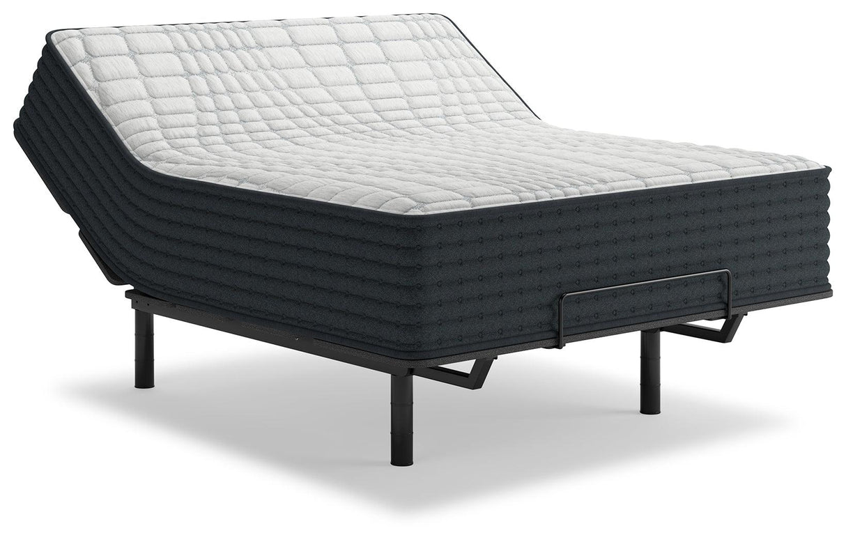 Hybrid 1300 White California King Mattress by Ashley at Eve Furniture