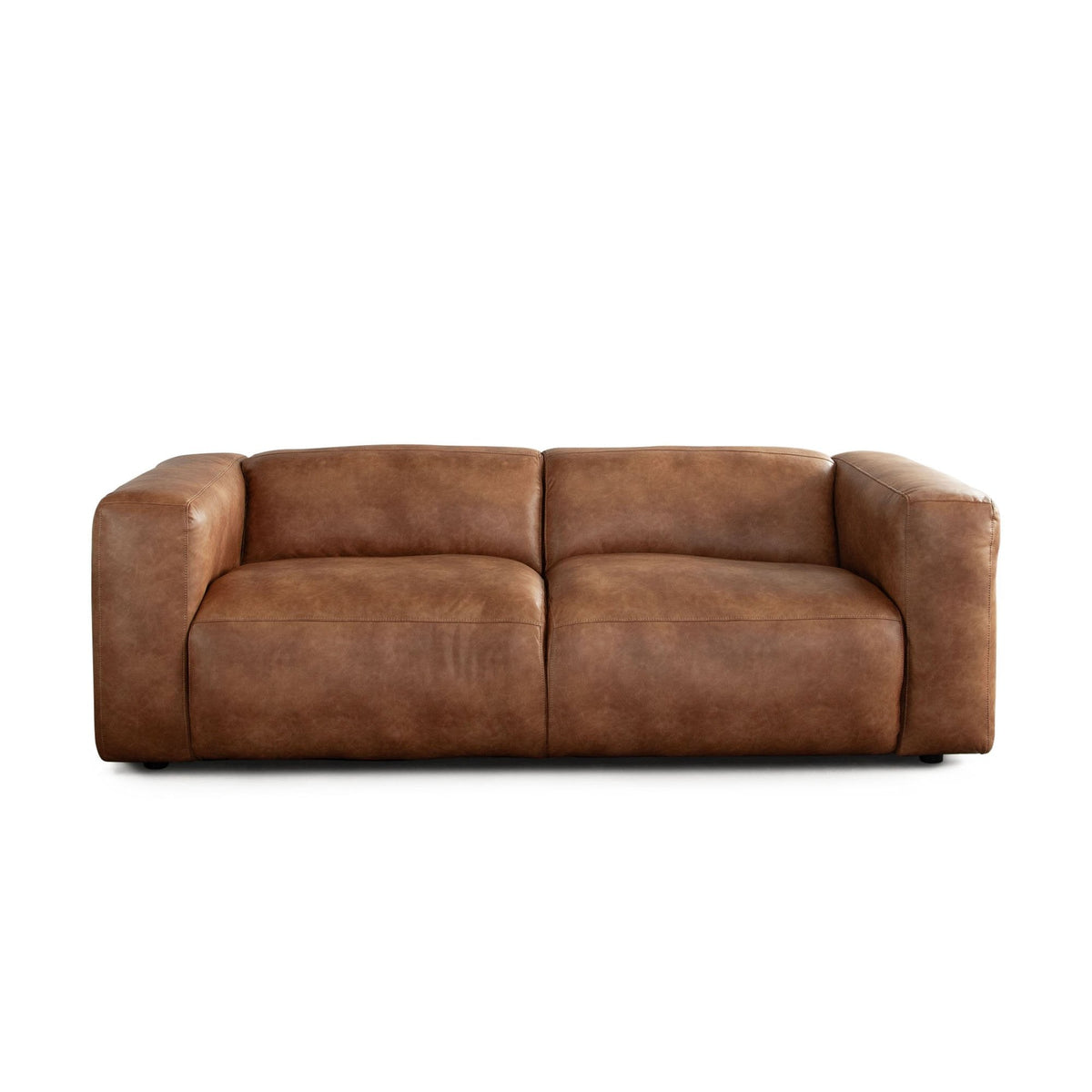 Hyde Saddle Leatherette Sofa by Diamond Sofa at Eve Furniture