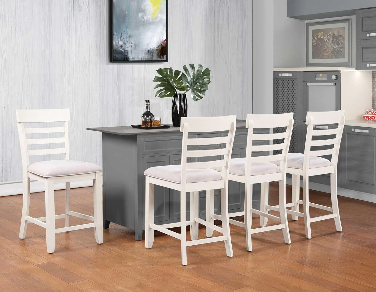 Hyland 24″ Counter Stool, Brown, Set of 2 by Steve Silver at Eve Furniture