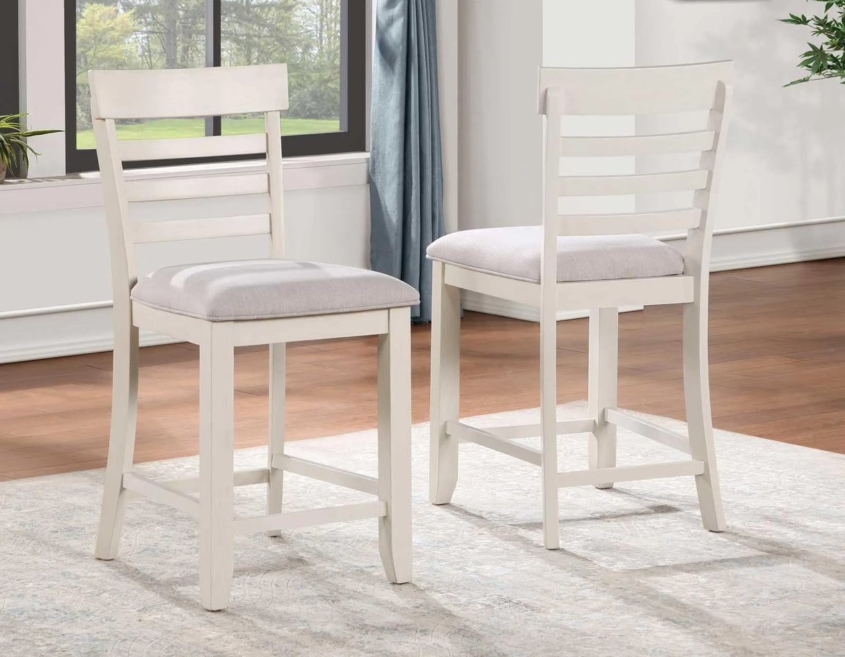 Hyland 24″ Counter Stool, Brown, Set of 2 by Steve Silver at Eve Furniture