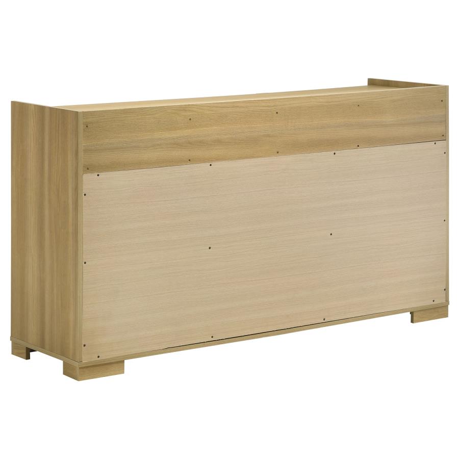 Hyland Natural 5-Piece Eastern King Bedroom Set by Coaster at Eve Furniture