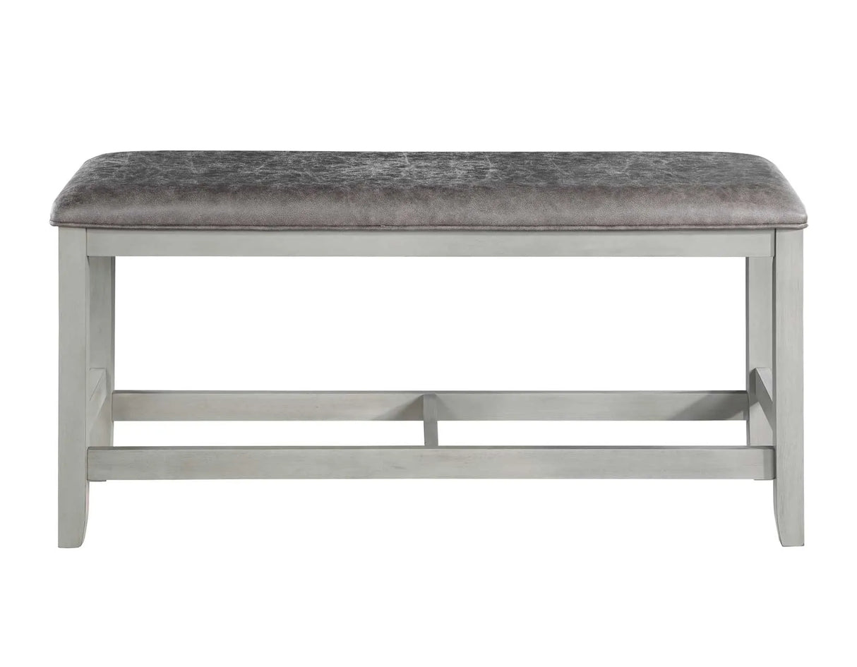 Hyland Stone Gray/Charcoal Counter Height Dining Set by Steve Silver at Eve Furniture