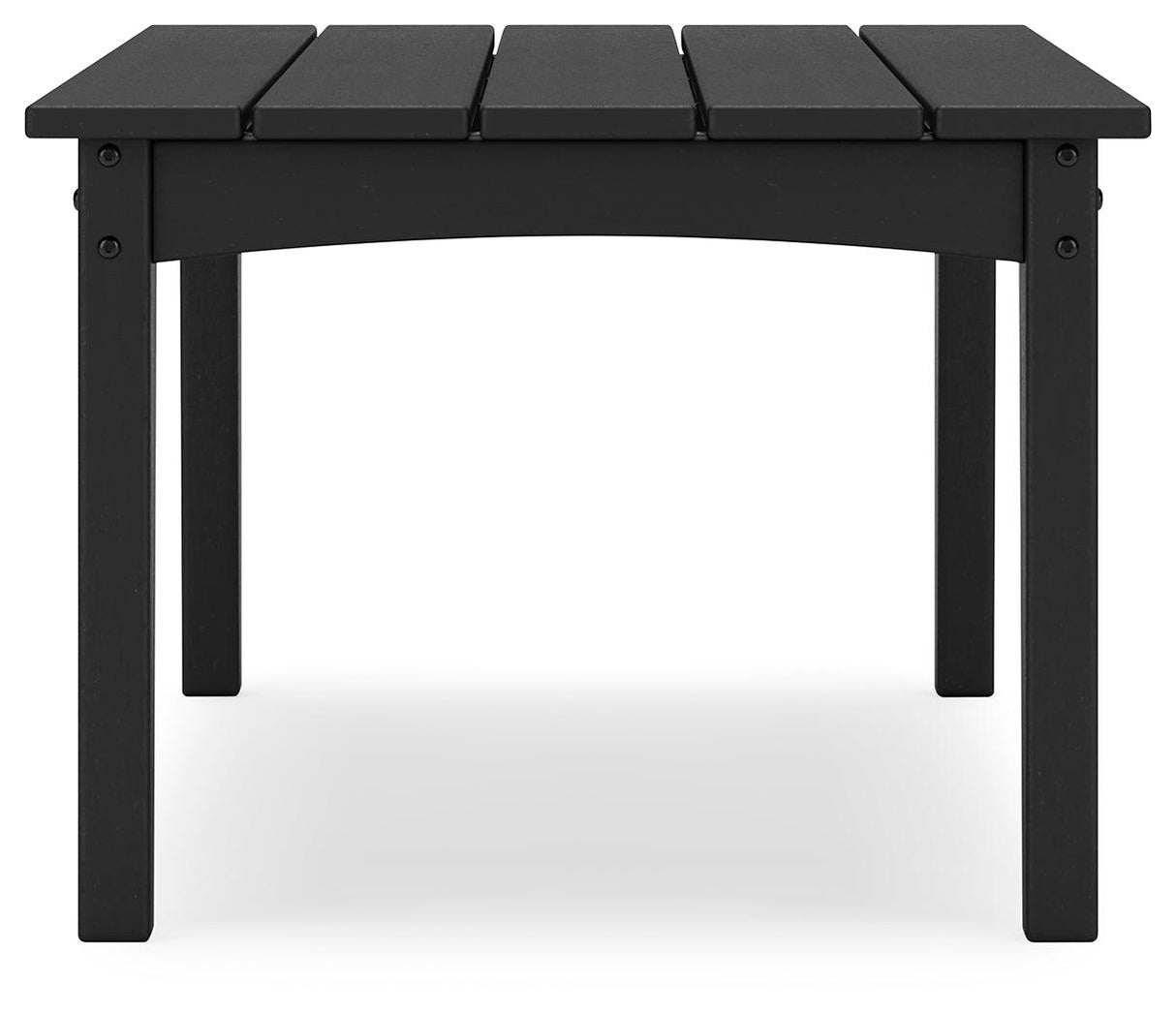 Hyland wave Black Outdoor Coffee Table by Ashley at Eve Furniture