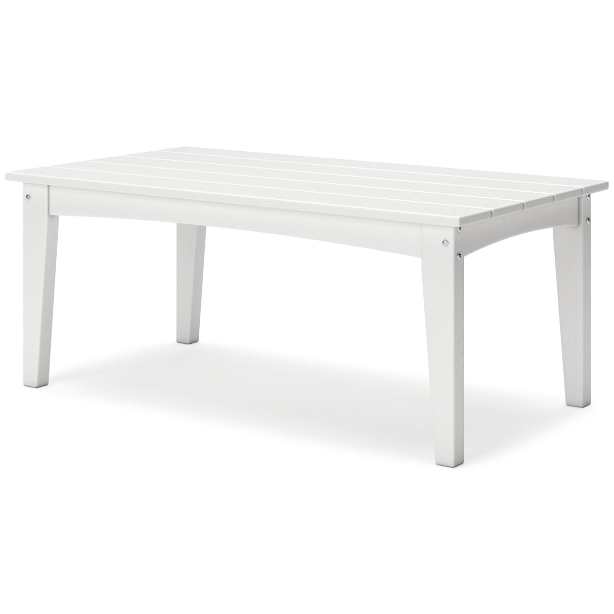 Hyland wave White Outdoor Coffee Table by Ashley at Eve Furniture