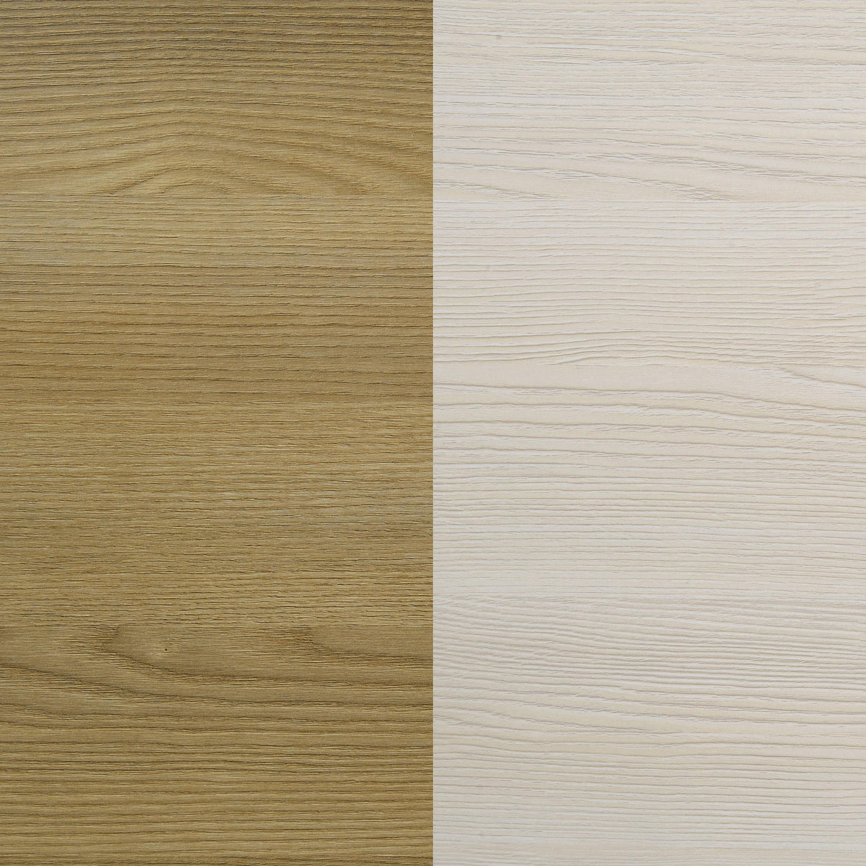 Hyland Natural and White Wood Queen LED Panel Bed by Coaster at Eve Furniture