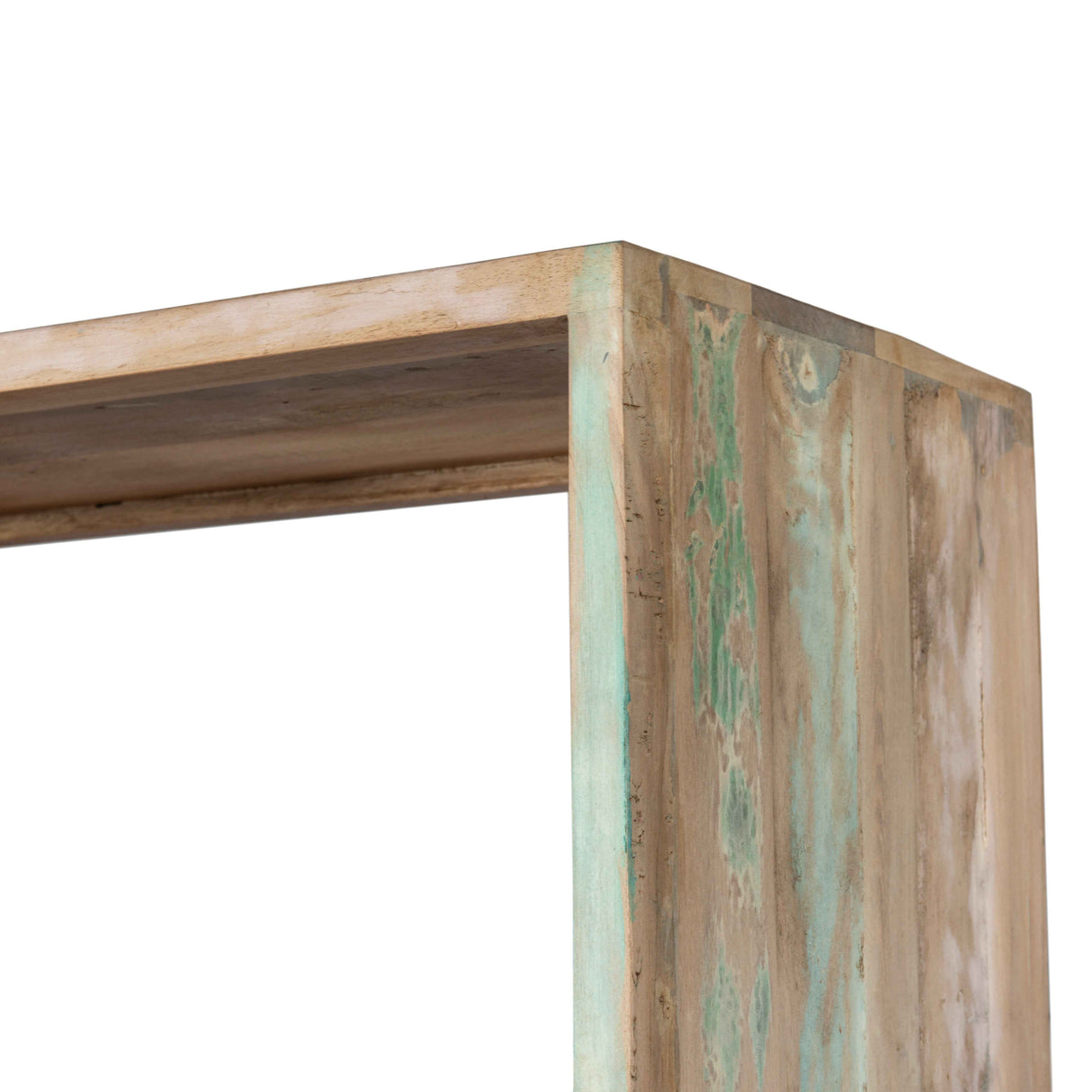 Ibiza 31" Bookshelf in Vintage Teal Reclaimed Wood by Home Trends & Design at Eve Furniture