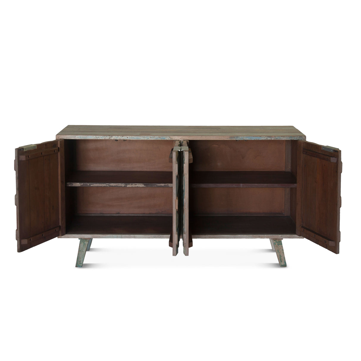 Ibiza 61" Sideboard in Vintage Teal Reclaimed Wood by Home Trends & Design at Eve Furniture