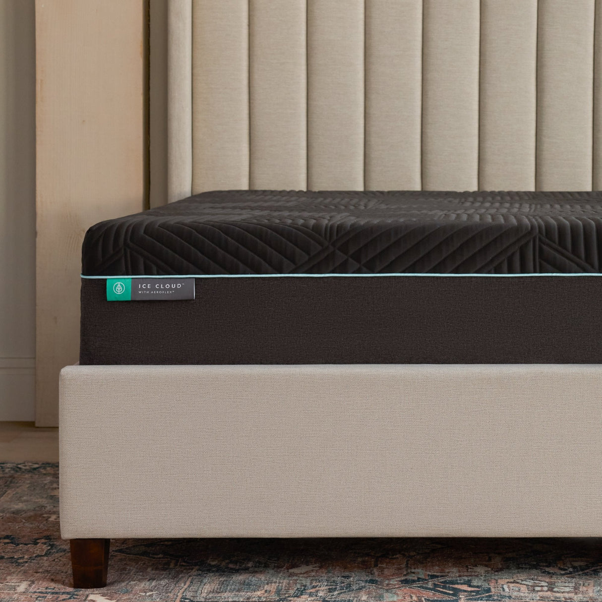 Ice Cloud AeroFlex Gray Twin XL Mattress by Malouf at Eve Furniture