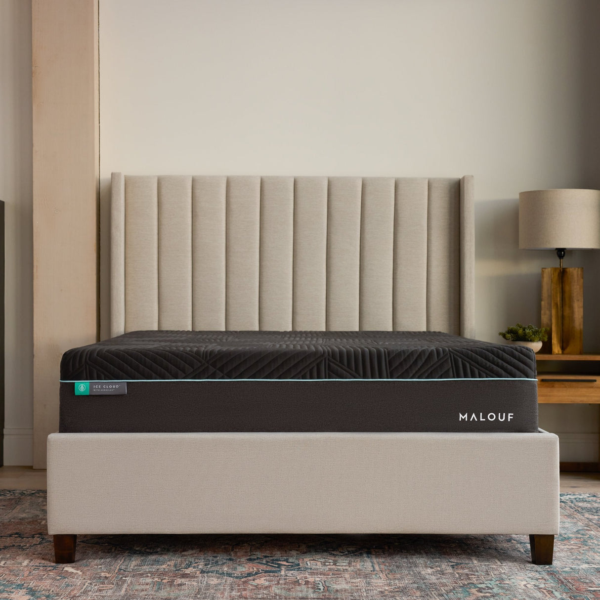 Ice Cloud AeroFlex Gray Twin XL Mattress by Malouf at Eve Furniture