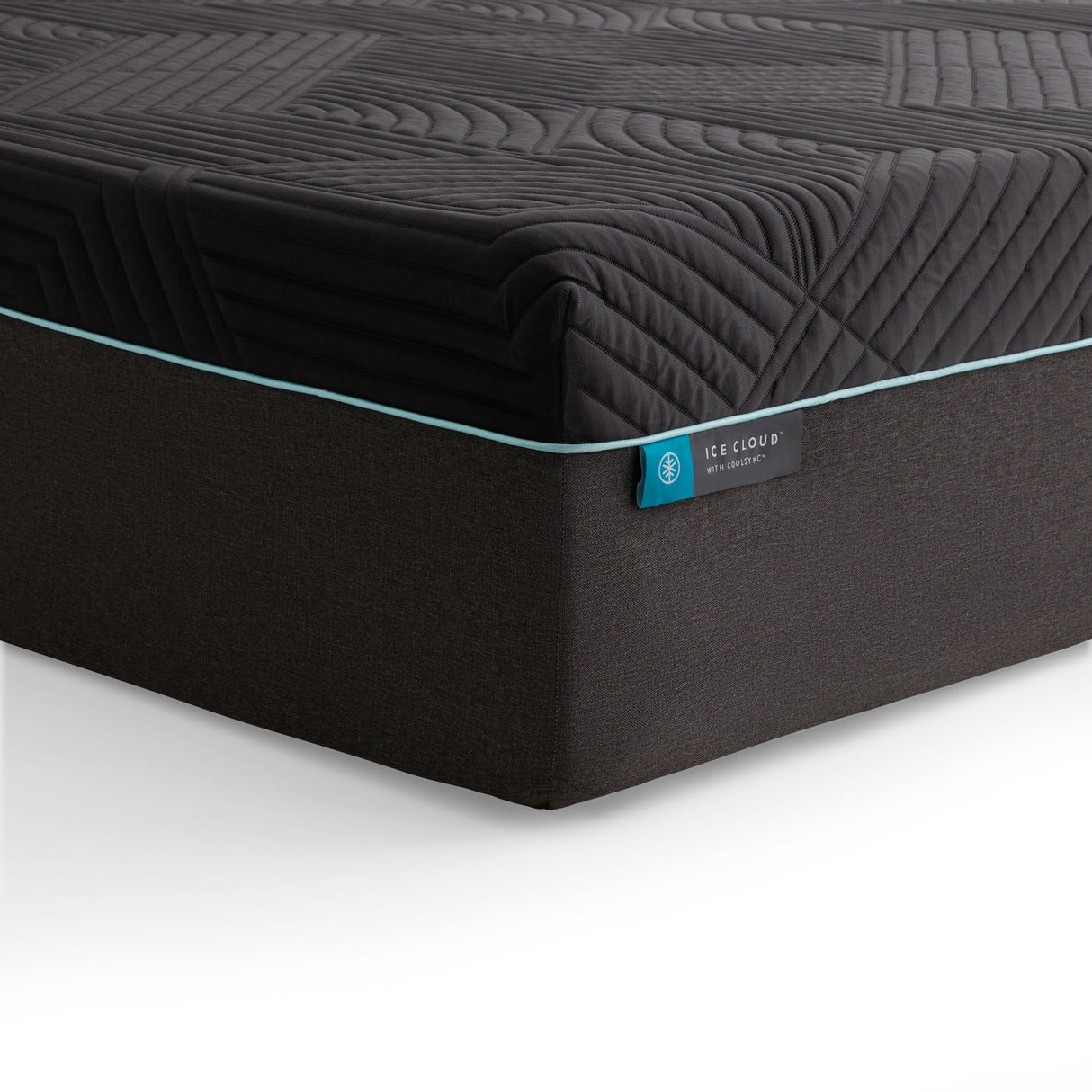 Ice Cloud Cool Sync Gray Queen Mattress by Malouf at Eve Furniture