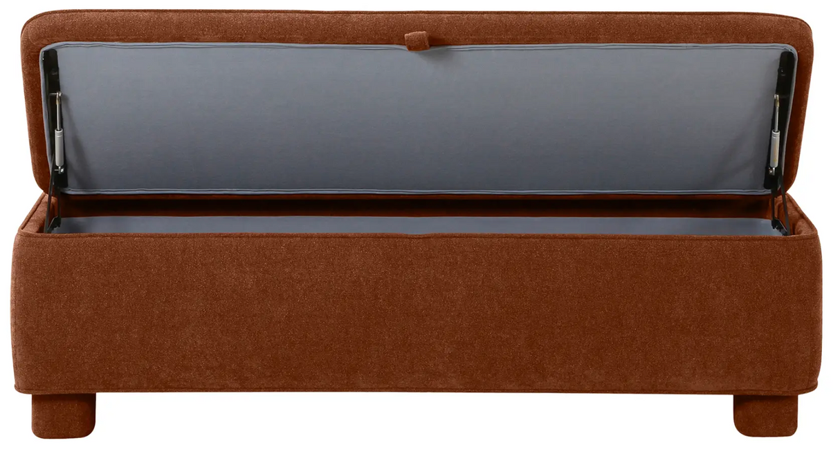 Ichigo Storage Bench Deep Orange by Moe's Home at Eve Furniture