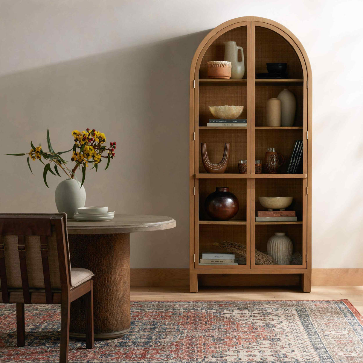 Ilana Cabinet, Burnished Mindi by Four Hands at Eve Furniture