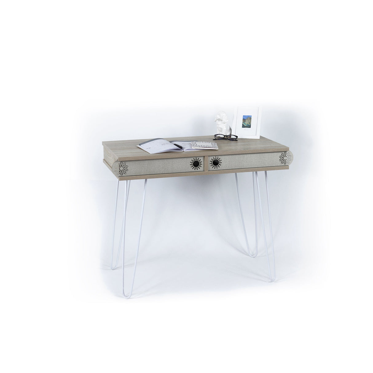 Illia Desk No.2 MT190622 by Furnia at Eve Furniture