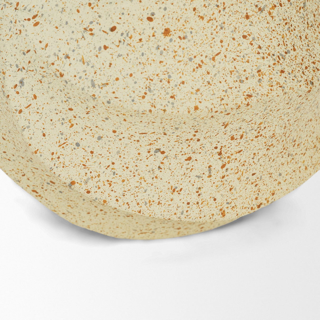 Imani Large Sculptural Textured Beige Metal Decorative Orb Object by Mercana at Eve Furniture