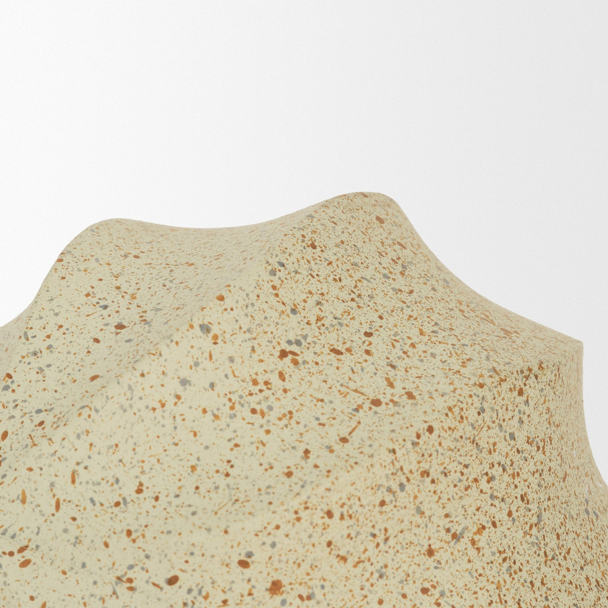 Imani Small Sculptural Textured Beige Metal Decorative Orb Object by Mercana at Eve Furniture