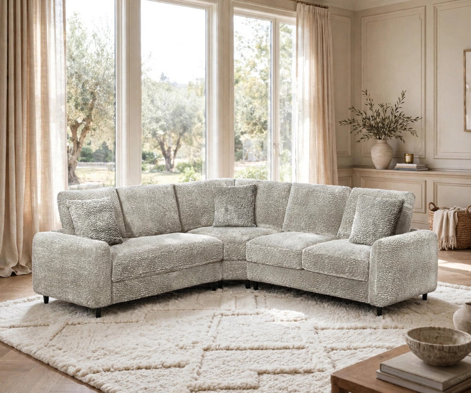 Stella Beige Sectional by Happy Homes at Eve Furniture