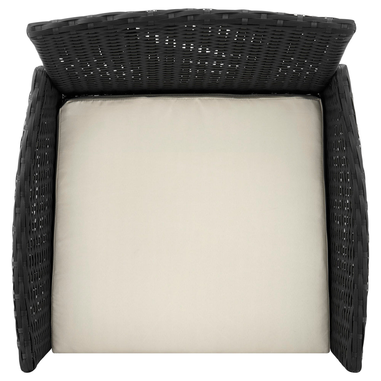 Imperia Patio 2-Person Seating Group with End Table with Cream Cushions by Manhattan Comfort at Eve Furniture