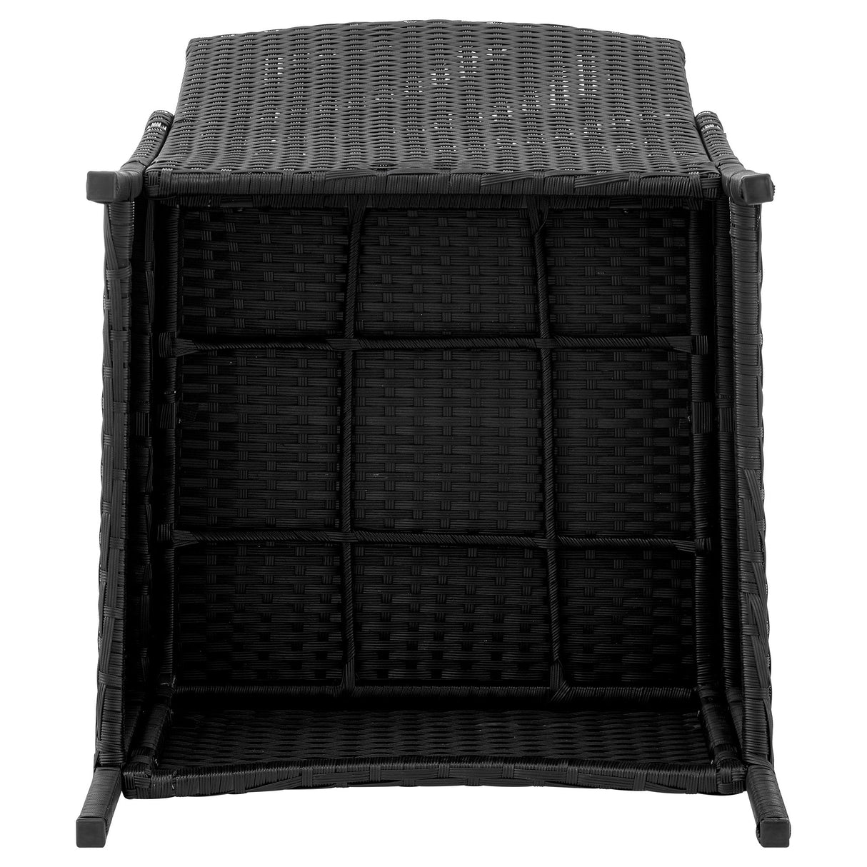 Imperia Patio 2-Person Seating Group with End Table with Grey Cushions by Manhattan Comfort at Eve Furniture
