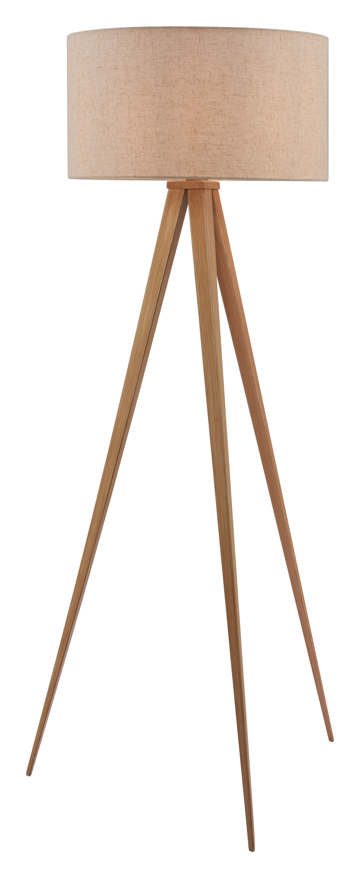 Imperial Beige & Natural Floor Lamp by Zuomod at Eve Furniture