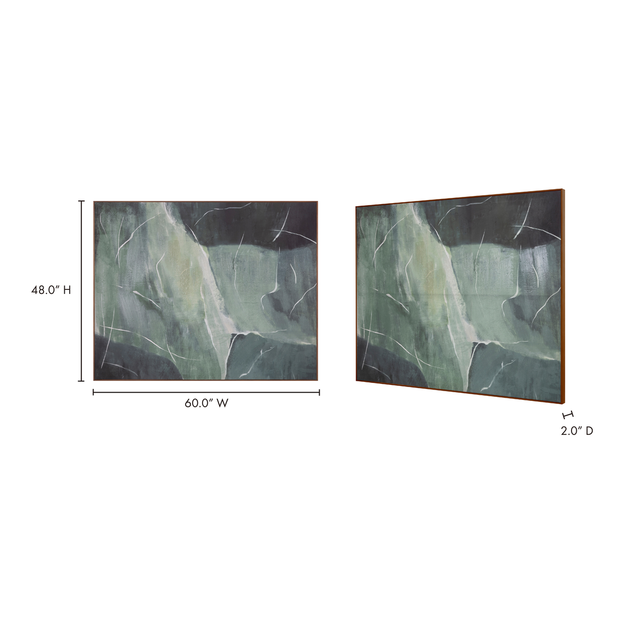 Impression Verdant Palette Framed Painting by Moe's Home at Eve Furniture