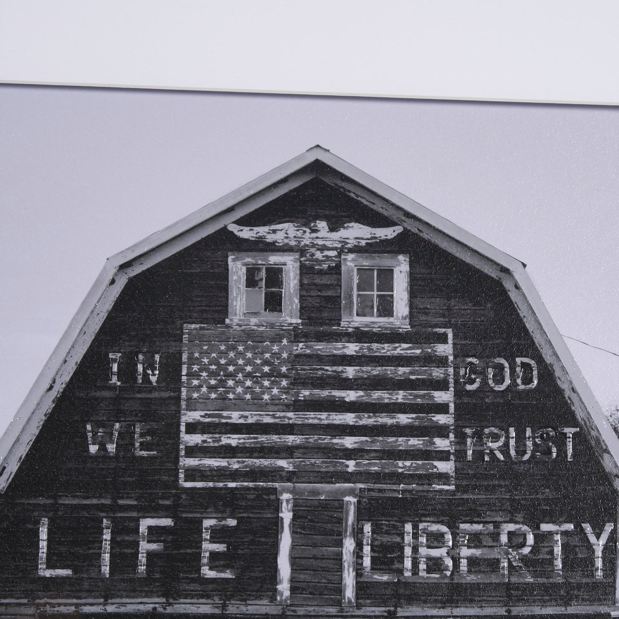 In God We Trust by David Reams a Hand Embellished Framed Photo Art Print Matted under Glass by Mercana at Eve Furniture