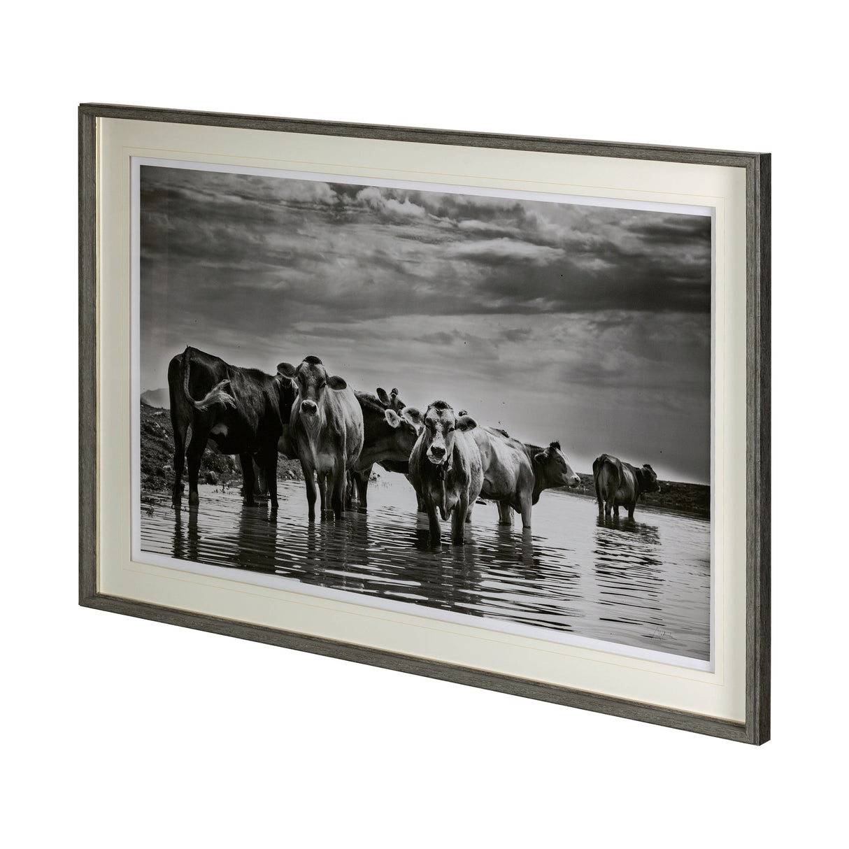 In the River by Mercana Studio a Framed Photo Art Print Matted under Glass by Mercana at Eve Furniture