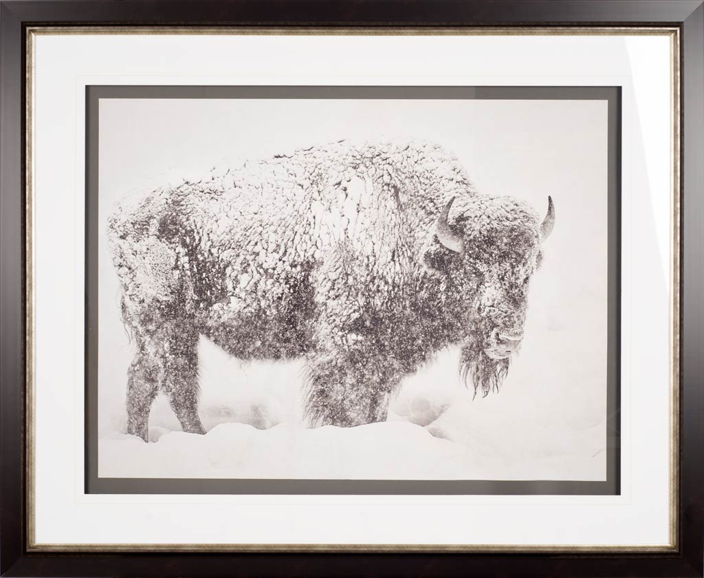 In The Storm by WINK GAINES a Hand Embellished Textured Framed Art Photograph Matted under Glass by Mercana at Eve Furniture