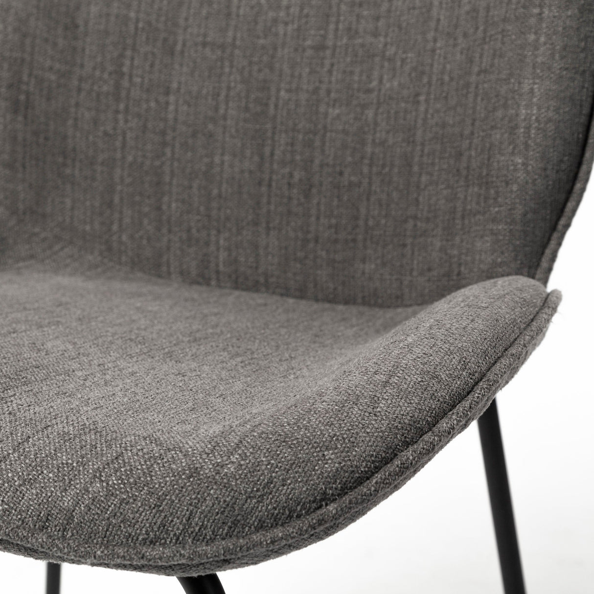 Inala Grey Seat Metal Frame Dining Chair, Set of 2 by Mercana at Eve Furniture