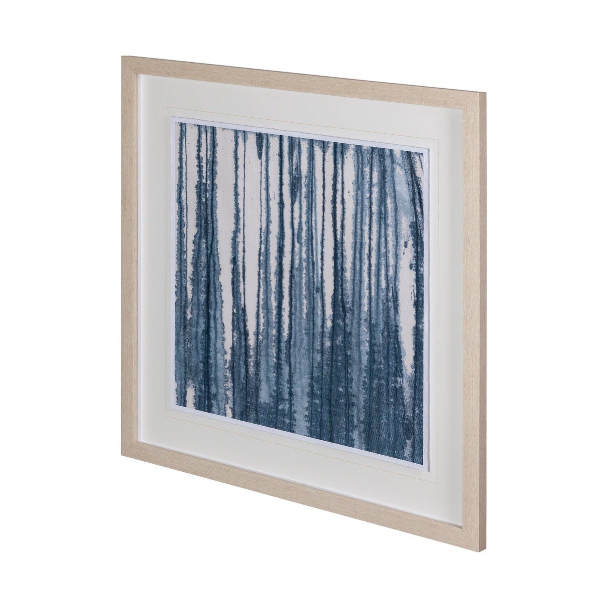 Indigo Muse I by Renee Stramel a Hand Embellished Framed Art Print Matted under Glass by Mercana at Eve Furniture