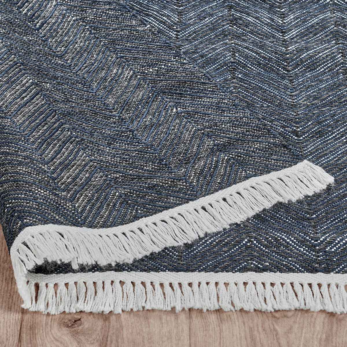 Indoor/Outdoor Augusta Navy Rug by Classic Home at Eve Furniture